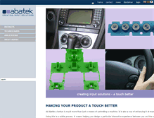 Tablet Screenshot of abatekgroup.com